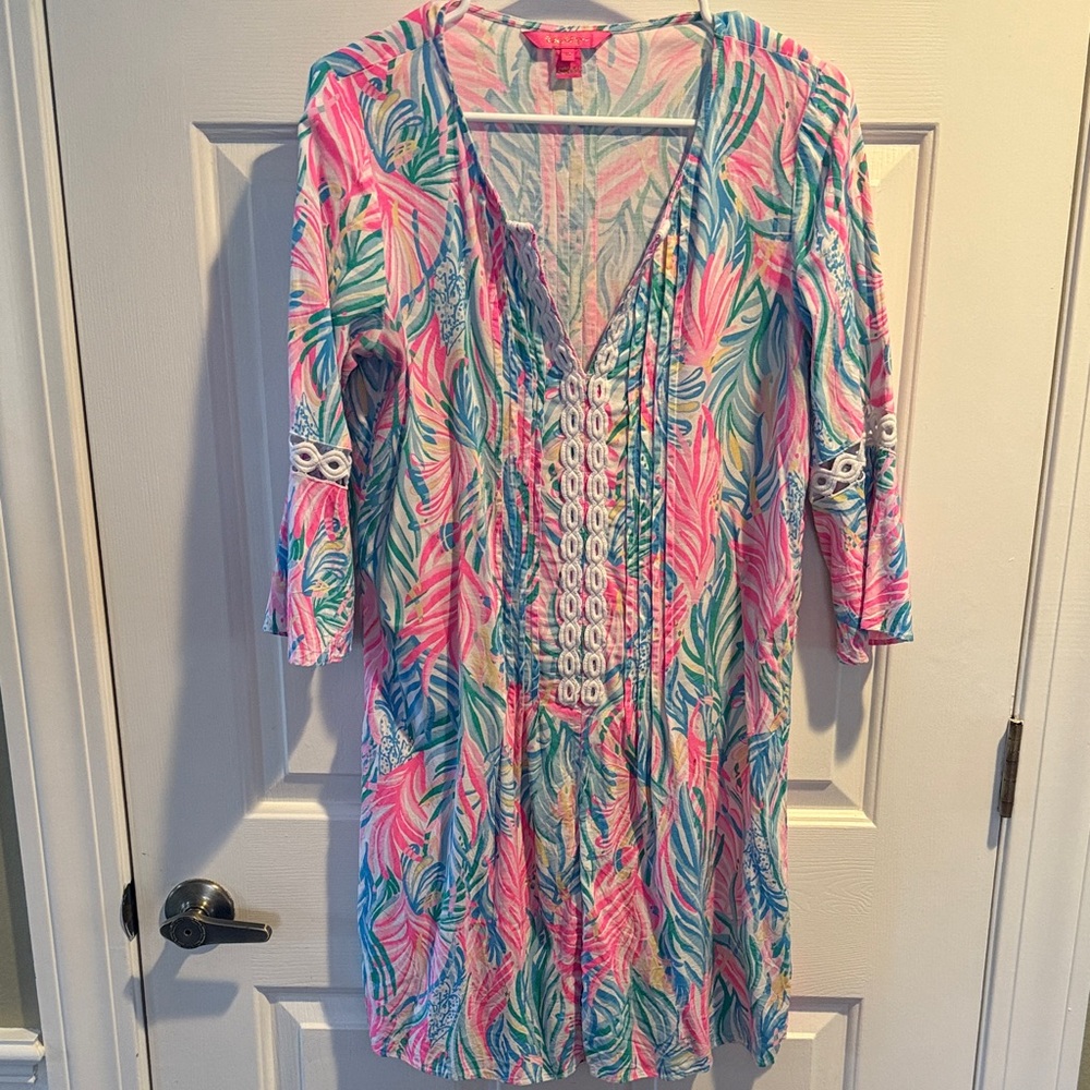 Cotton Lilly Pulitzer shift dress - Picture 2 of 6